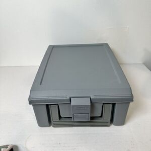 Rubbermaid vintage media storage‎ box 1988 1980s RARE Check Cassette